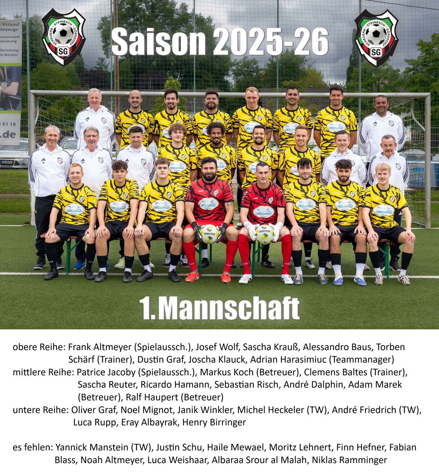 Bild 1. Mannschaft 25/26